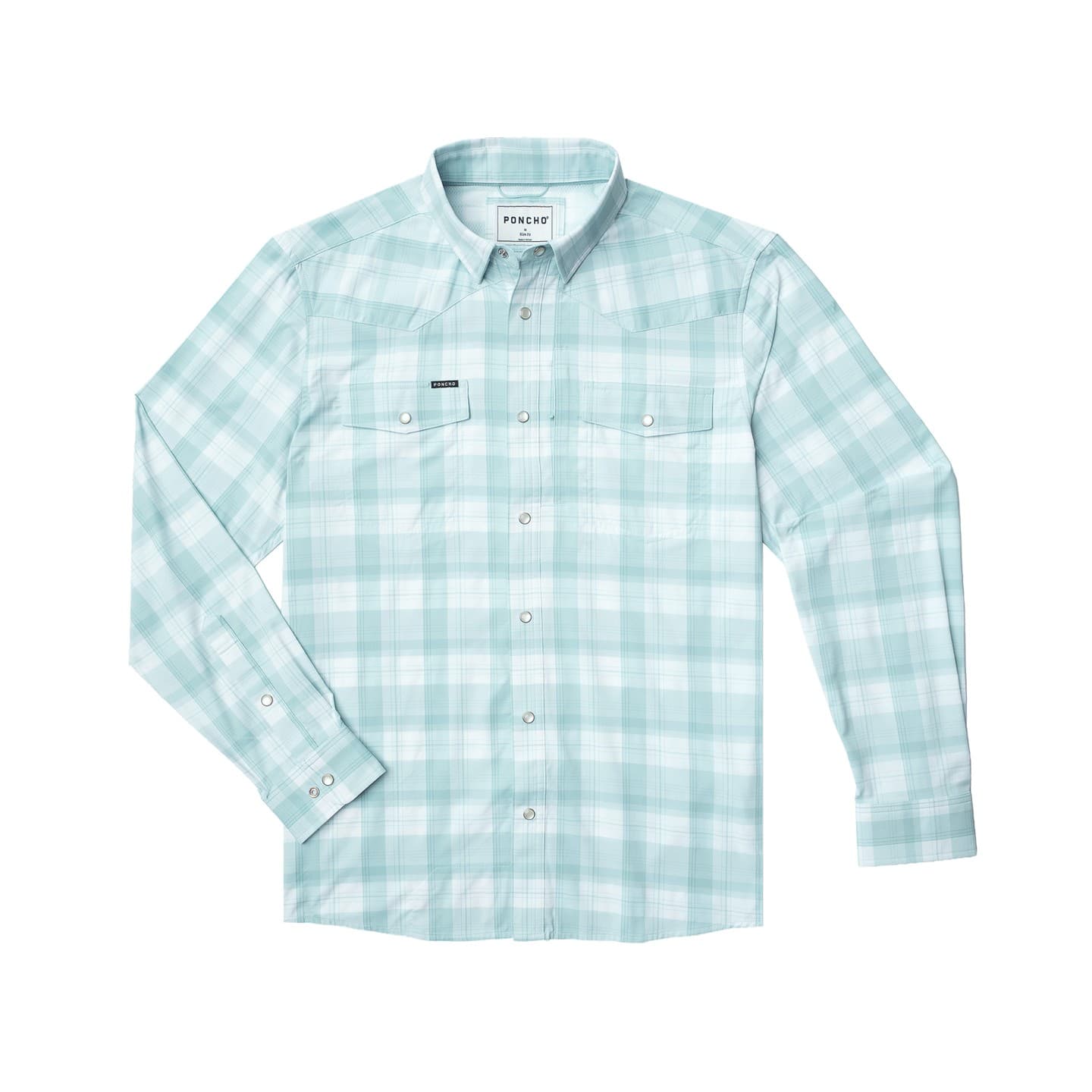 Teal and White Plaid
