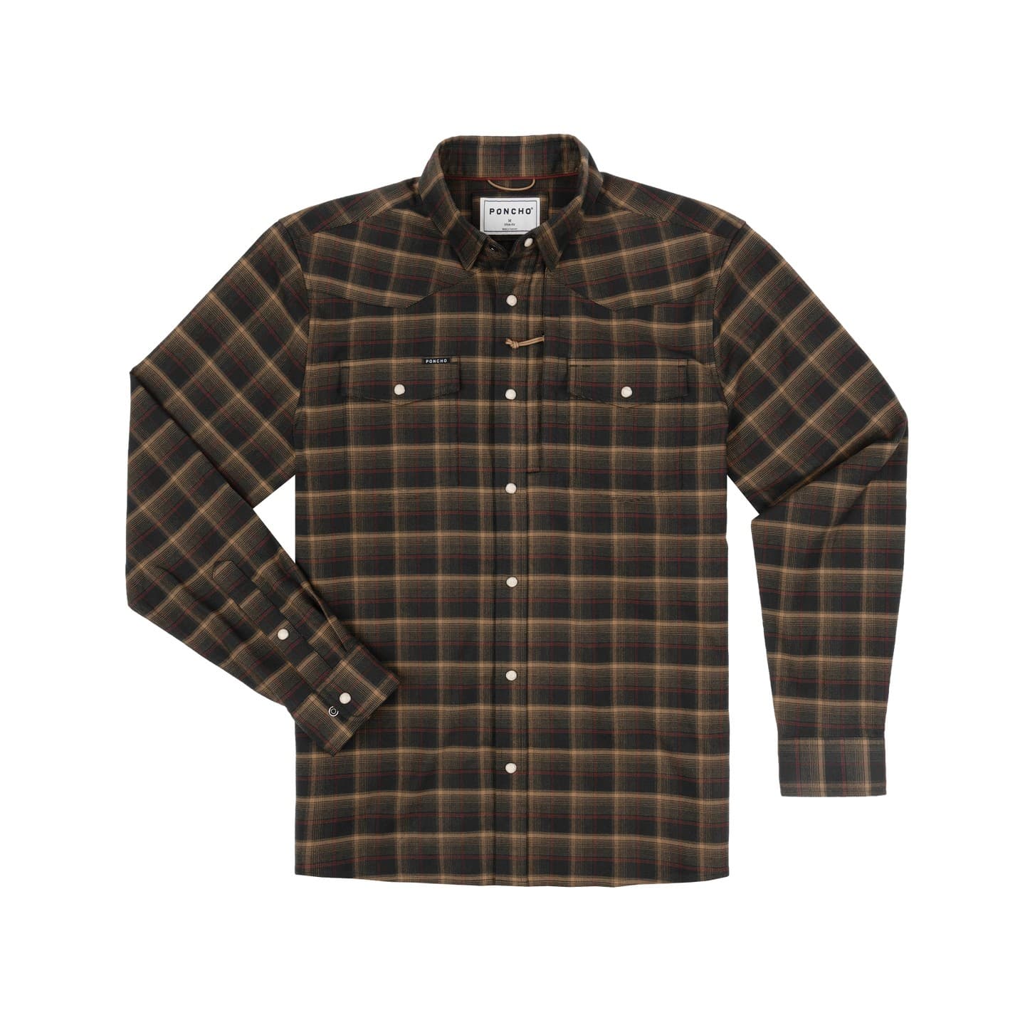 Black/Red/Tan Plaid