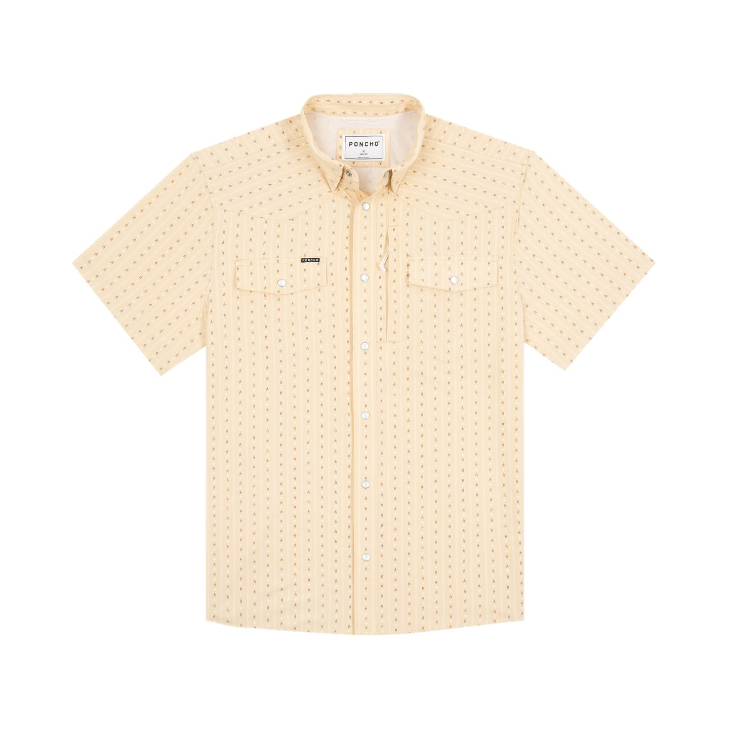 Tan Stars and Stripes Print