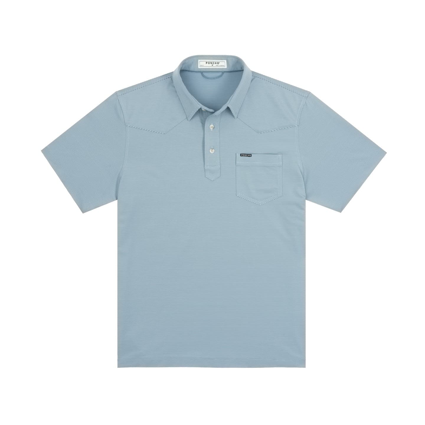 Blue and Washed Blue Stripe